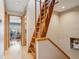 Unique wooden ladder stairway to upper floor in brightly lit home at 1927 Pine St # B, Boulder, CO 80302
