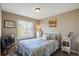 Bright bedroom showcases a comfortable bed and a large window for natural light at 15352 E 117Th Ave, Commerce City, CO 80022