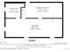 Floorplan of basement level including dimensions of recreation room, basement, and flex room at 5593 E Center Ave, Denver, CO 80246