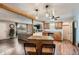 Bright kitchen with an island and an open floor concept at 2904 S Idalia St, Aurora, CO 80013