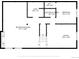 Basement floor plan showcasing recreation room, bathroom, bedroom, walk-in closet, and office at 8612 S Everett Ct, Littleton, CO 80128