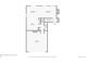 This is the floorplan for floor one, featuring the kitchen, dining room, living room, and garage at 6774 St Vrain Ranch Blvd, Firestone, CO 80504