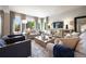 Inviting living room with plush seating, stylish decor, large windows, and a comfortable atmosphere at 6175 Puma Sands, Lone Tree, CO 80124