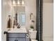 Bathroom with vanity, toilet and shower/tub combination at 4336 Canyata Dr, Elizabeth, CO 80107