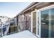 Balcony view with sliding door entrance at 3855 S Monaco St # 208, Denver, CO 80237