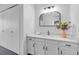 Contemporary bathroom featuring clean lines, modern fixtures, and ample storage at 4248 Corriente Pl, Boulder, CO 80301