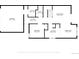 Main floor layout with measurements for the kitchen, living room, and garage at 4248 Corriente Pl, Boulder, CO 80301