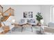 Comfortable living room featuring neutral tones, modern decor, and ample seating at 4248 Corriente Pl, Boulder, CO 80301