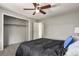Cozy bedroom featuring a fan and a closet at 2246 N Coronado Pkwy # A, Denver, CO 80229