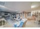 Living room features striped furniture, decorations, and lots of open space at 11321 N Brownstone Dr, Parker, CO 80138
