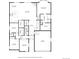 Detailed floor plan showcasing the layout of the home, including the living room, bedrooms, and garage at 9028 S Catawba St, Aurora, CO 80016