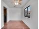 Dining room with ceiling fan and a view to outside at 7995 E Mississippi Ave # C1, Denver, CO 80247