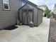 A well-maintained shed with double doors, providing extra storage space and exterior visual appeal at 5204 Lake Port Ave, Longmont, CO 80504