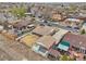 Property aerial featuring well-kept houses on tree-lined street at 3540 E 90Th Pl, Thornton, CO 80229