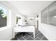 Modern office with hardwood floors, sleek desk and a view at 2242 W 34Th Ave, Denver, CO 80211