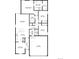 A detailed floor plan showing the layout of the home with dimensioned rooms and spaces at 17801 E 95Th Pl, Commerce City, CO 80022