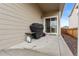 Exterior shot of the back patio featuring a barbecue at 17801 E 95Th Pl, Commerce City, CO 80022