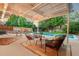 Inviting covered patio with comfortable seating, perfect for outdoor relaxation and entertainment at 1440 S Dahlia St, Denver, CO 80222