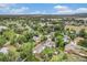 Picturesque aerial view of a tree-lined neighborhood under a bright sky at 14887 W 49Th Pl, Golden, CO 80403