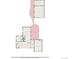 Main level floor plan showcasing the kitchen, living room, dining area, and garage at 14887 W 49Th Pl, Golden, CO 80403