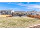 Spacious backyard, perfect for outdoor activities and entertaining with plenty of space at 2187 Pineywoods St, Mead, CO 80542