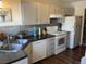 Clean kitchen featuring modern stainless appliances and grey cabinets at 1829 S Lee St # C, Lakewood, CO 80232