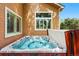 Backyard hot tub with surrounding space for relaxing after a long day at 301 Widgeon Ln, Longmont, CO 80503