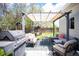 Stylish outdoor patio with comfortable seating, grill, and shaded pergola perfect for entertaining at 986 S Jersey St, Denver, CO 80224