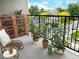 Private balcony with herb garden and city view at 2899 W 52Nd Ave # 204, Denver, CO 80221