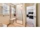 Bathroom with a large shower and a view into bedroom at 9308 Inca Dove Cir, Littleton, CO 80125