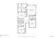 Second floor plan showing primary bedroom, bathroom, and laundry at 9308 Inca Dove Cir, Littleton, CO 80125