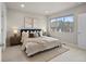 Bright bedroom featuring neutral tones, large windows, and plush bedding at 4733 E Iliff Ave, Denver, CO 80222