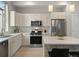Bright kitchen with modern appliances, cabinets, and a kitchen island at 4733 E Iliff Ave, Denver, CO 80222