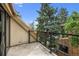 This modern balcony provides an awesome outdoor space at 3299 Lowell Blvd # 204, Denver, CO 80211