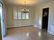 Elegant dining room with chandelier and hardwood floors at 2789 S Ivan Way, Denver, CO 80227