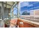 Cozy balcony provides a personal outdoor space with views of the adjacent high-rise building at 2100 16Th St # 408, Denver, CO 80202