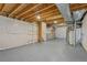 Unfinished basement space with exposed beams and ductwork at 13612 Plaster Cir, Broomfield, CO 80023