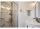 Clean bathroom with a walk-in shower and modern vanity at 4481 W 89Th Way, Westminster, CO 80031