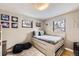 Bedroom includes windows, shelving, closet space and two bean bag chairs at 424 S Leyden St, Denver, CO 80224