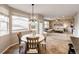 Cozy breakfast nook area with a view to the backyard at 5550 Fox Meadow Ave, Highlands Ranch, CO 80130