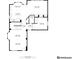 Detailed floor plan showcasing the layout of the home's main level with kitchen and living spaces at 5550 Fox Meadow Ave, Highlands Ranch, CO 80130
