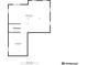 Detailed floor plan showcasing the layout of the home's lower level with recreation and storage rooms at 5550 Fox Meadow Ave, Highlands Ranch, CO 80130