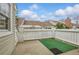 Private back patio, perfect for outdoor entertaining with fenced yard and nice exposure at 2838 S Heather Gardens Way # A, Aurora, CO 80014