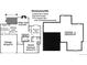 Honeysuckle floor plan featuring a 2 bedroom, 2 bath, one-level home with living, dining, and garage at 2838 S Heather Gardens Way # A, Aurora, CO 80014