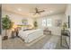 Primary bedroom showcasing modern decor, large windows and soft carpet at 1248 Ilium Dr, Lafayette, CO 80026