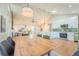 Bright open floor plan shows the spacious kitchen, dining area and living room at 1248 Ilium Dr, Lafayette, CO 80026