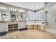 Luxurious bathroom with double vanity, soaking tub, and separate shower at 7285 Sagebrush Dr, Parker, CO 80138