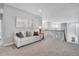 Comfortable upper landing with seating area and views to the lower level at 7285 Sagebrush Dr, Parker, CO 80138