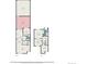 Floorplan showing the layout of the house and property at 3593 S Kittredge St # E, Aurora, CO 80013
