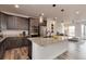 Modern kitchen with stainless steel appliances and granite countertops at 2615 Mayotte Way, Castle Rock, CO 80109